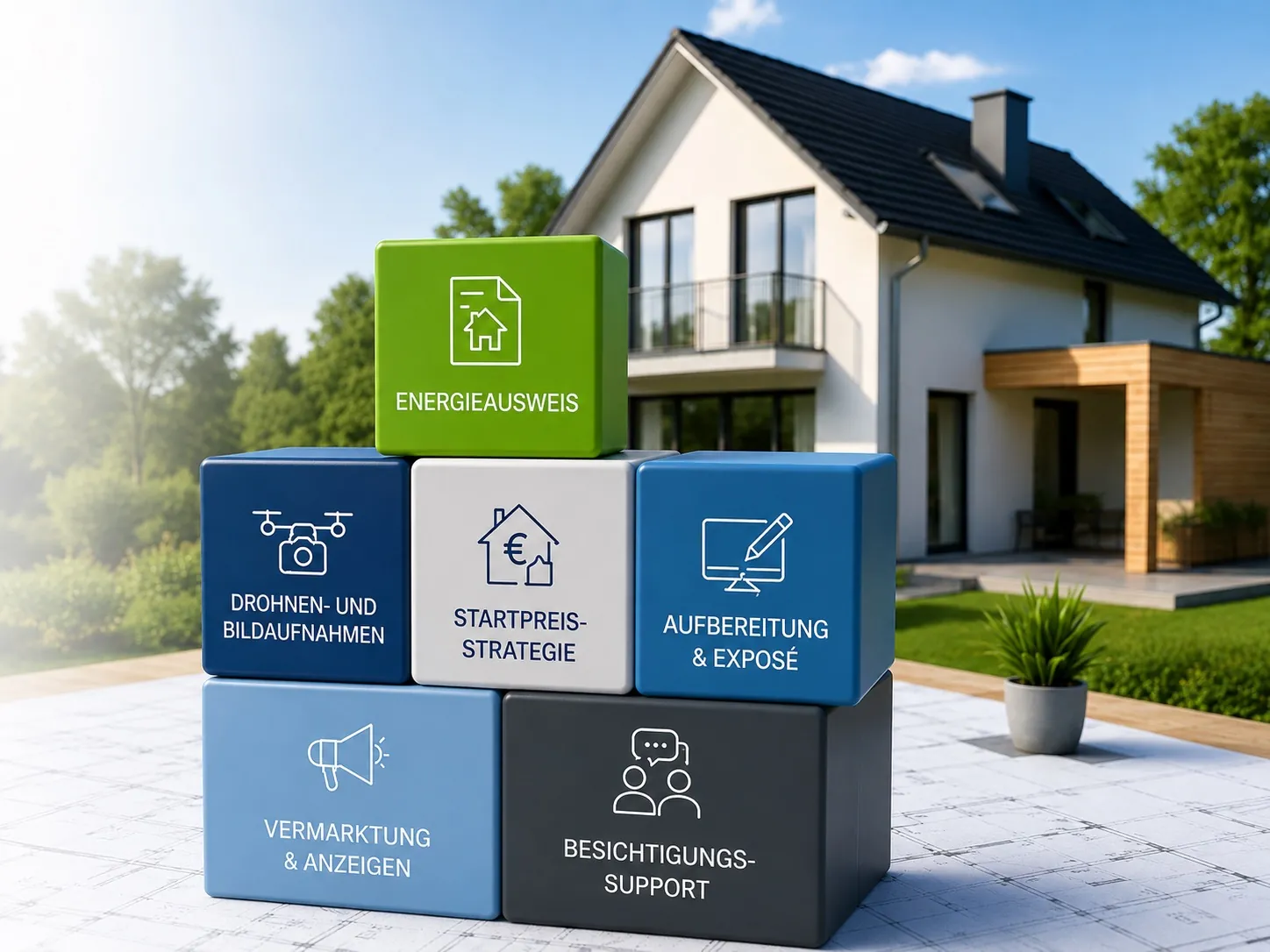 Modulares System – Immobilienverkauf
